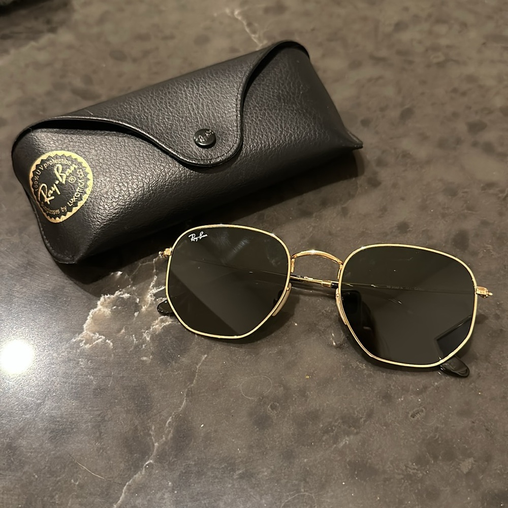 Ray-Ban Hexagonal Wire Sunglasses